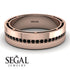 Classic Eternity Black Diamond Wedding Band - John No. 8 image 2