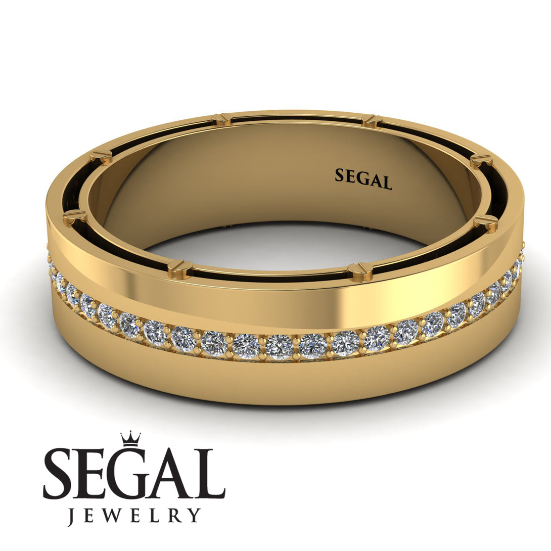 Classic Eternity Diamond Wedding Band - John No. 1