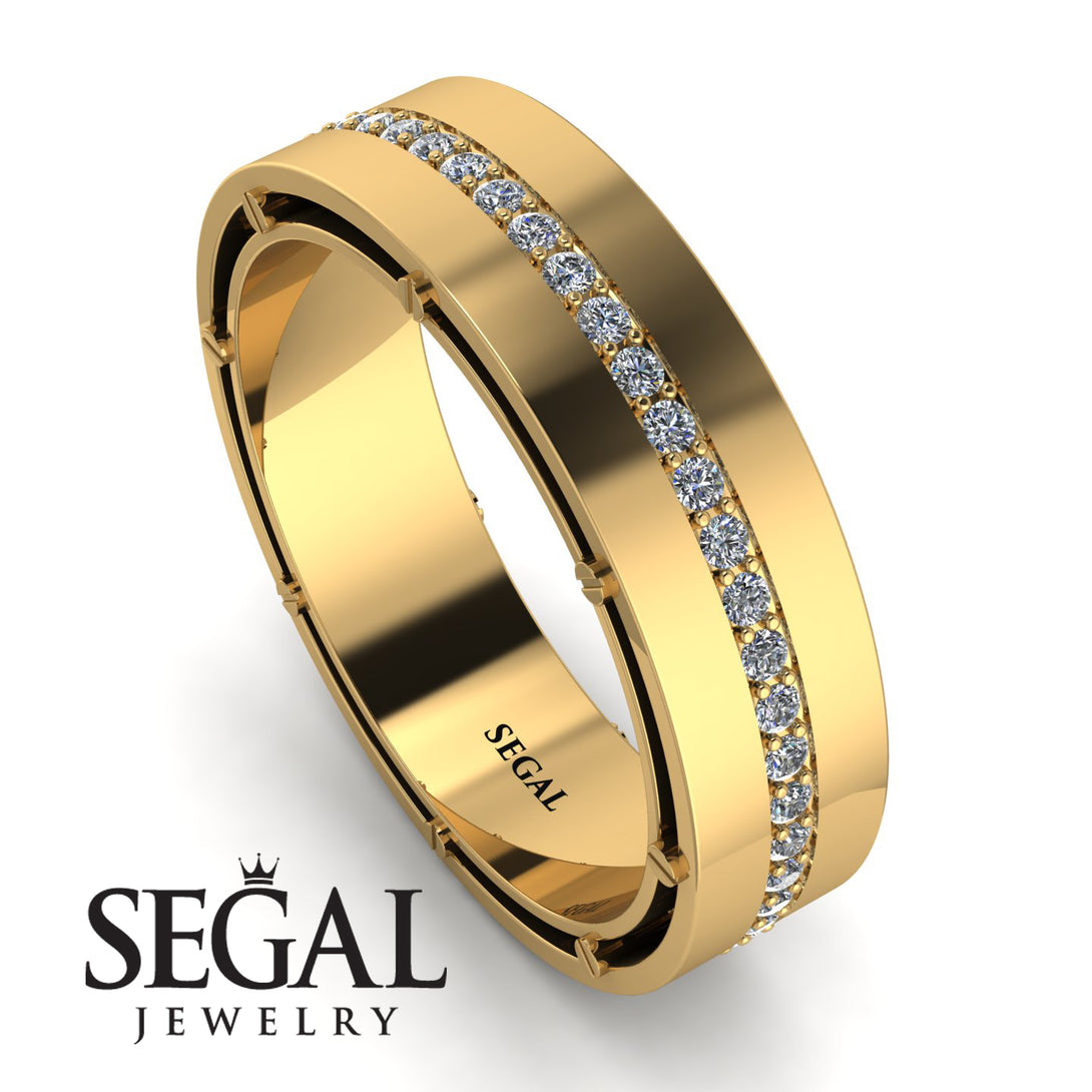 Classic Eternity Diamond Wedding Band - John No. 1