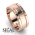 Classic Geometrical Wedding Ring - Logan No. 2
