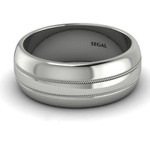 Classic Minimalist Wedding Band - Mason No. 3 image 1