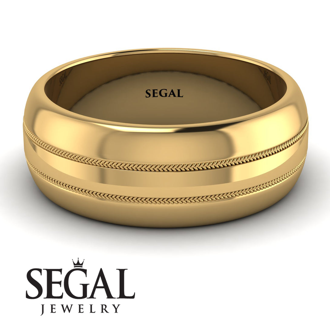 Classic Minimalist Wedding Band - Mason No. 1