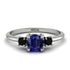 Classic Three Stone Sapphire Engagement Ring - Valentina No. 45