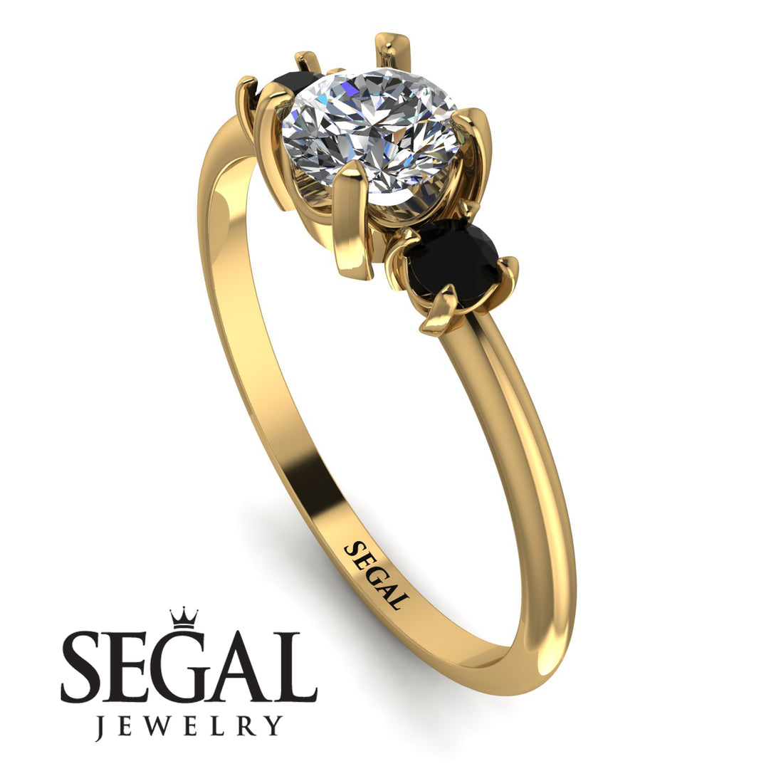 Classic Three Stone Diamond Engagement Ring - Valentina No. 31