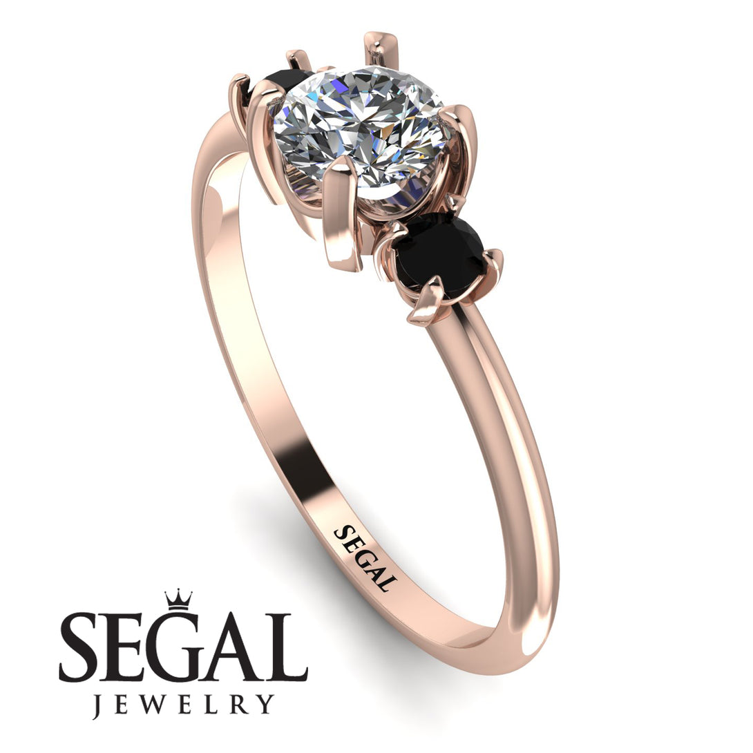 Classic Three Stone Diamond Engagement Ring - Valentina No. 32