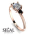 Classic Three Stone Diamond Engagement Ring - Valentina No. 32