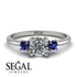 Classic Three Stone Diamond Engagement Ring - Valentina No. 63 image 10
