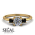 Classic Three Stone Diamond Engagement Ring - Valentina No. 31 image 10