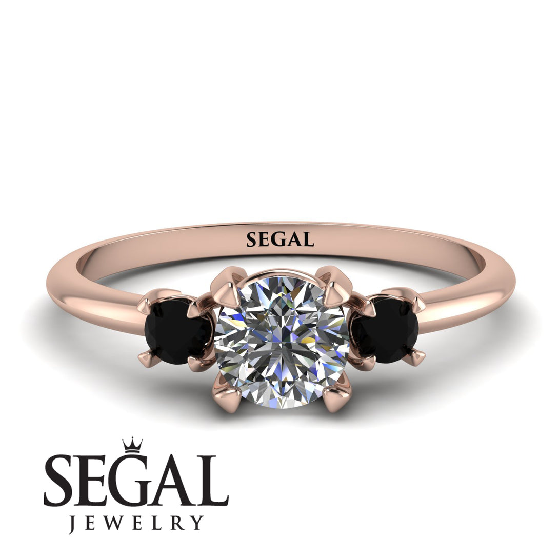 Classic Three Stone Diamond Engagement Ring - Valentina No. 32