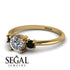 Classic Three Stone Diamond Engagement Ring - Valentina No. 31