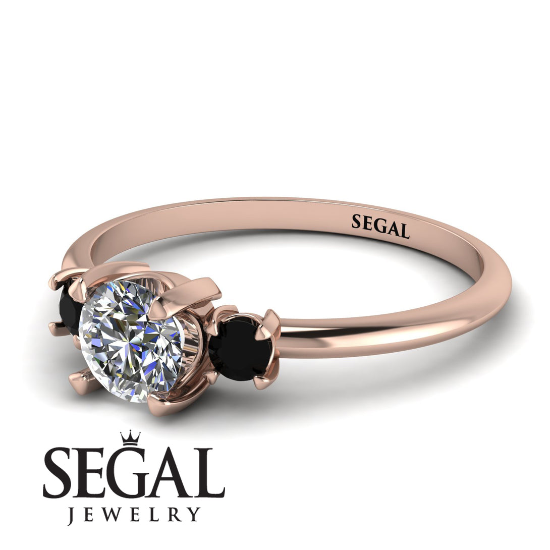 Classic Three Stone Diamond Engagement Ring - Valentina No. 32