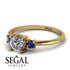 Classic Three Stone Diamond Engagement Ring - Valentina No. 61