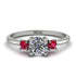 Classic Three Stone Diamond Engagement Ring - Valentina No. 48 image 1