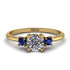 Classic Three Stone Diamond Engagement Ring - Valentina No. 61 image 1