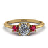 Classic Three Stone Diamond Engagement Ring - Valentina No. 46 image 1