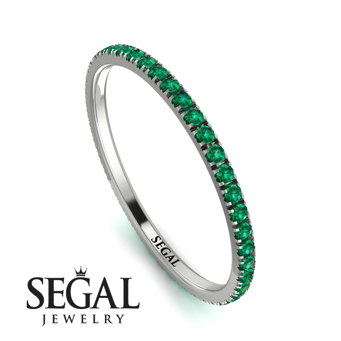 Complete Emerald Eternity Band - Naomi No. 6