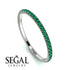 Complete Emerald Eternity Band - Naomi No. 6