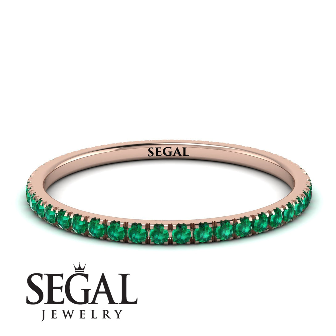 Complete Emerald Eternity Band - Naomi No. 5