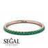Complete Emerald Eternity Band - Naomi No. 5