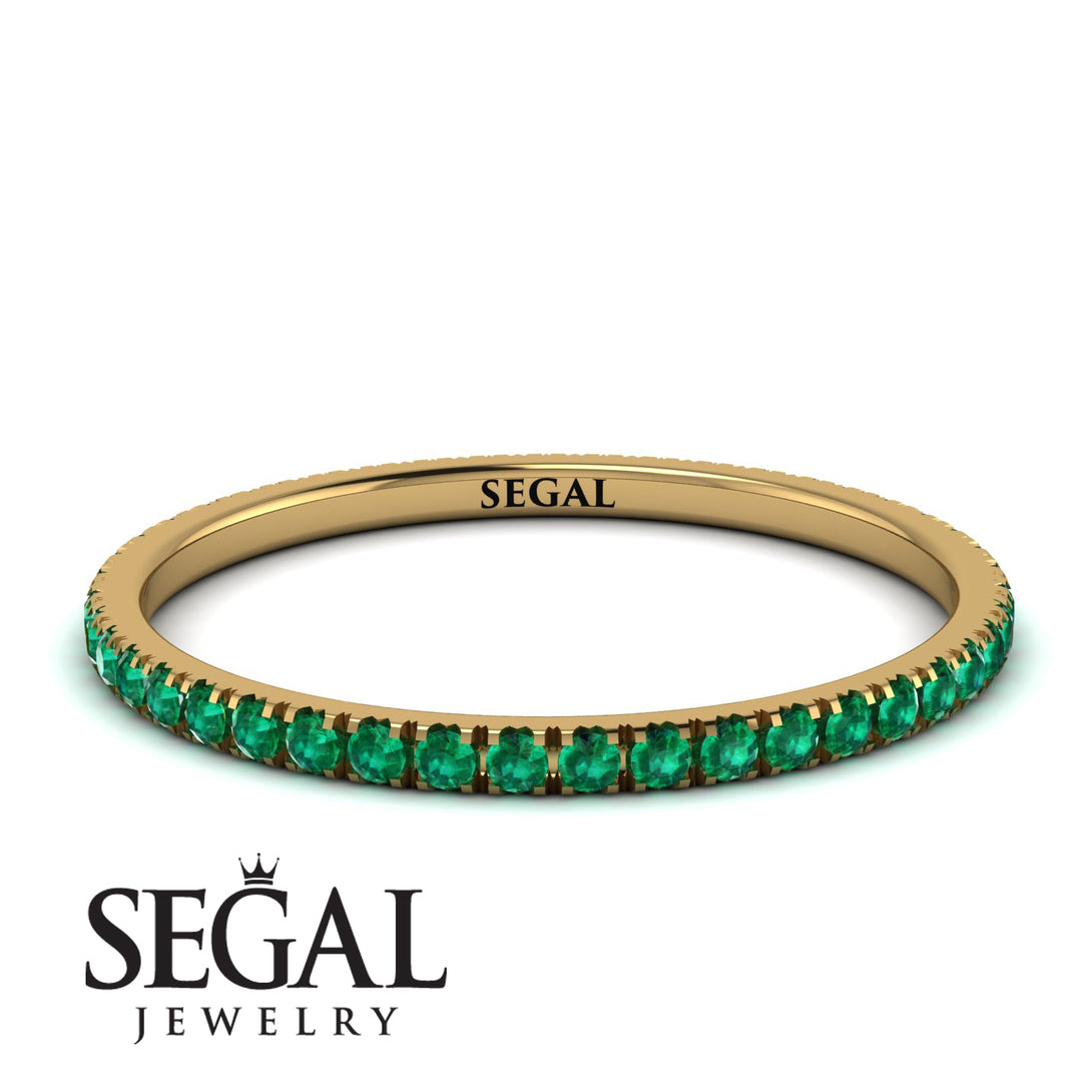 Complete Emerald Eternity Band - Naomi No. 4