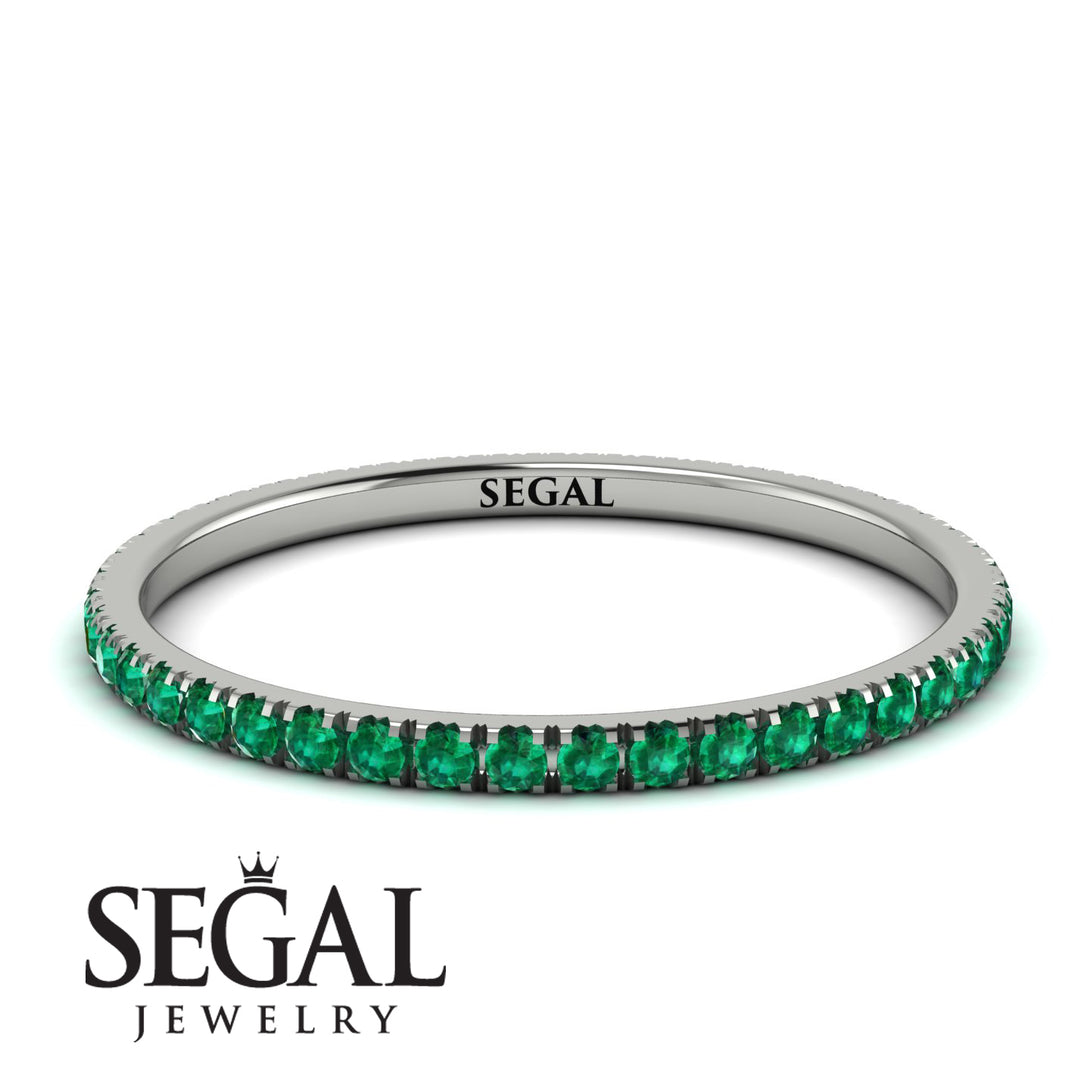 Complete Emerald Eternity Band - Naomi No. 6