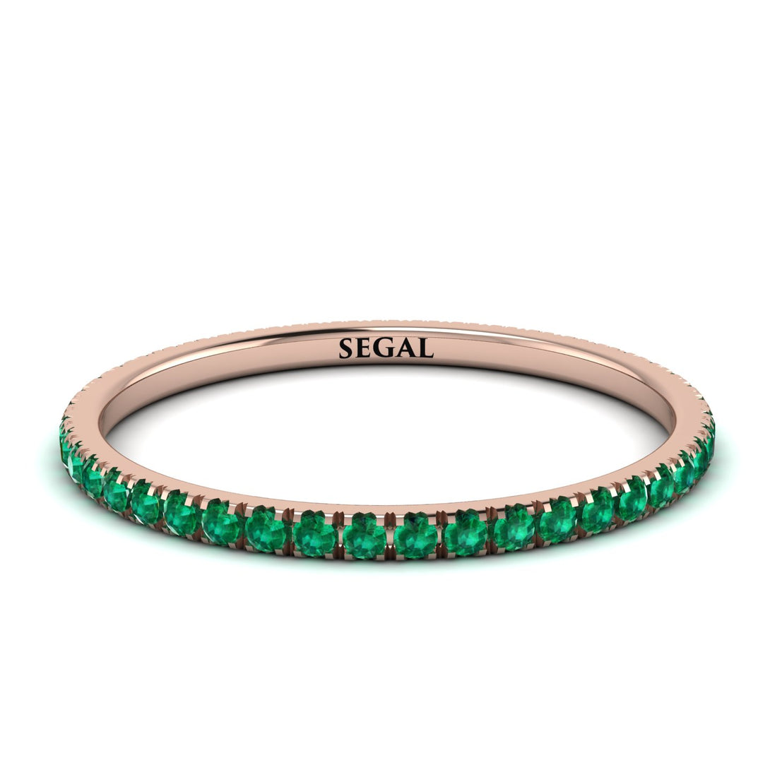 Complete Emerald Eternity Band - Naomi No. 5