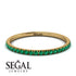 Complete Emerald Eternity Band - Naomi No. 4