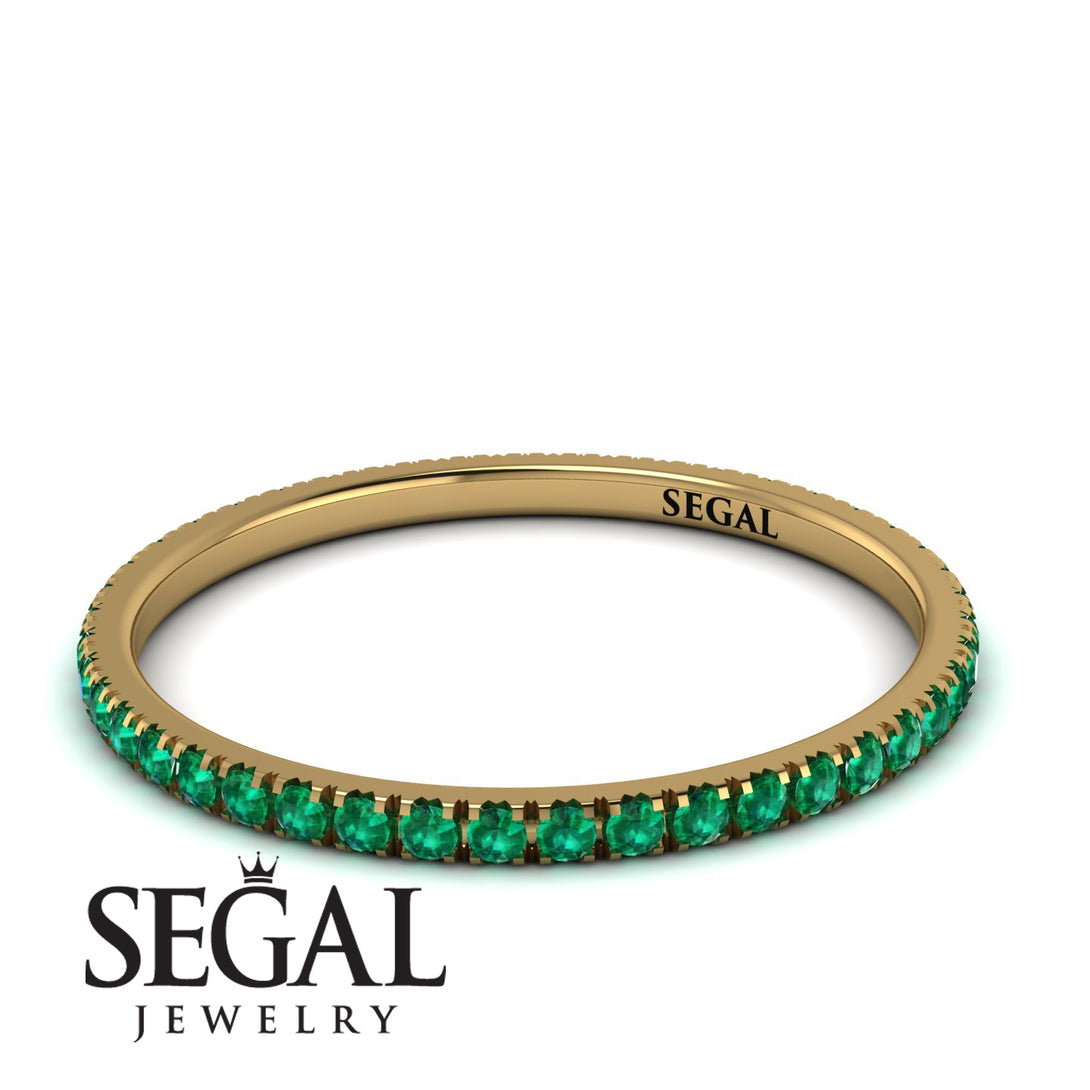 Complete Emerald Eternity Band - Naomi No. 4
