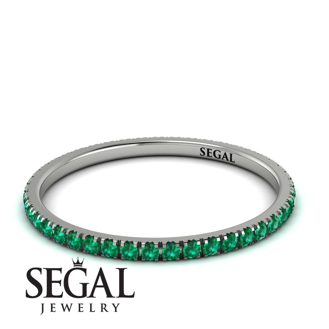 Complete Emerald Eternity Band - Naomi No. 6