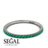 Complete Emerald Eternity Band - Naomi No. 6