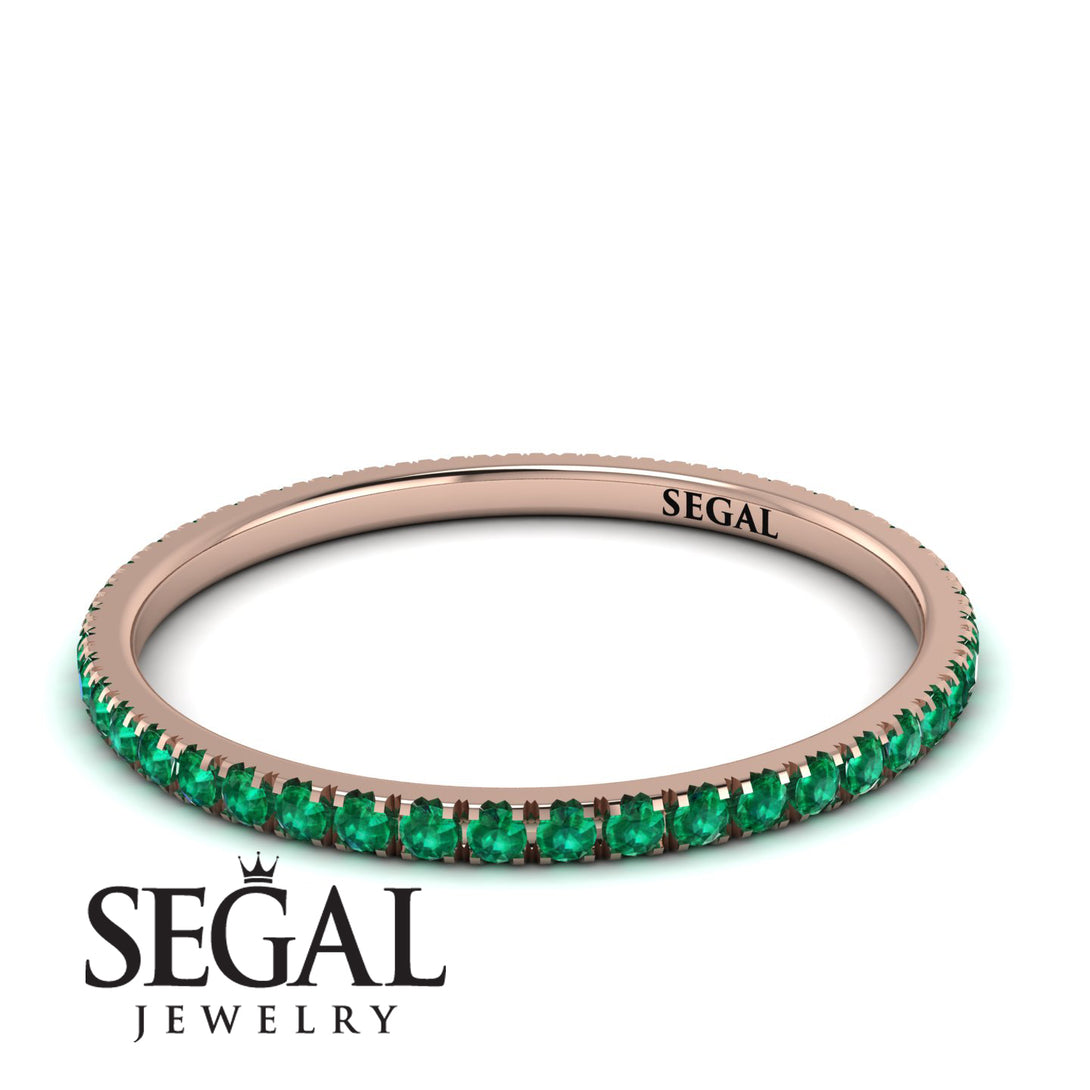 Complete Emerald Eternity Band - Naomi No. 5