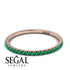 Complete Emerald Eternity Band - Naomi No. 5
