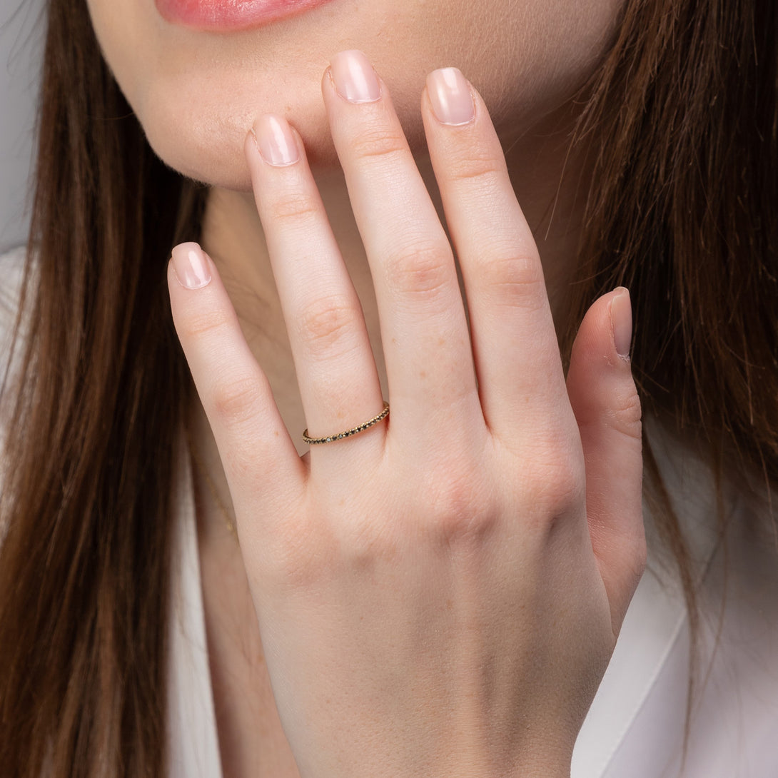 Complete Black Diamond Eternity Band - Naomi No. 7