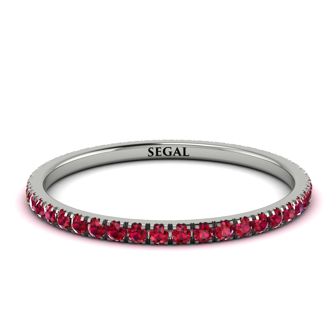 Complete Ruby Eternity Band - Naomi No. 12