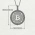 Bitcoin Diamond Necklace - Cooper No. 9