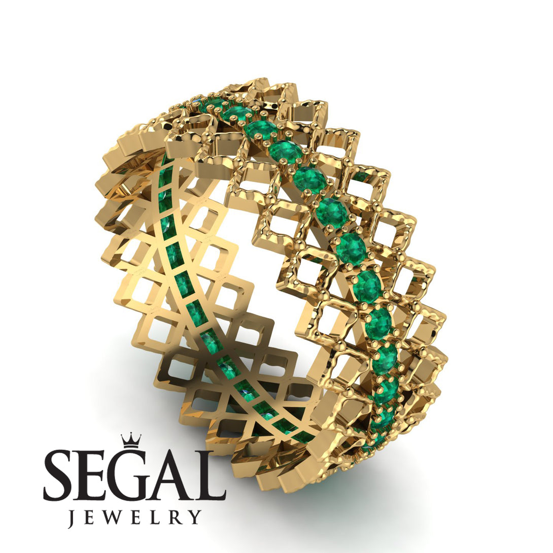 Crown Emerald Band - Hadley No. 4