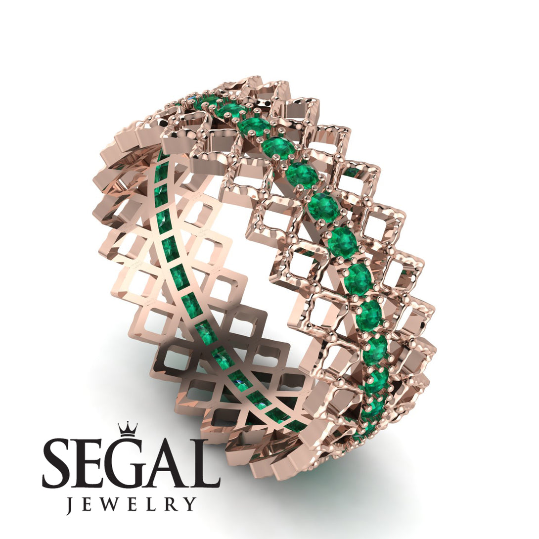 Crown Emerald Band - Hadley No. 5