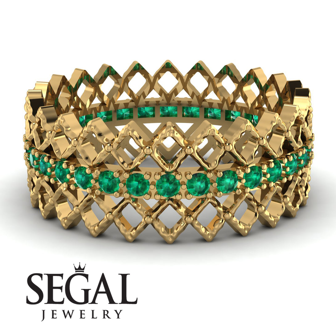 Crown Emerald Band - Hadley No. 4