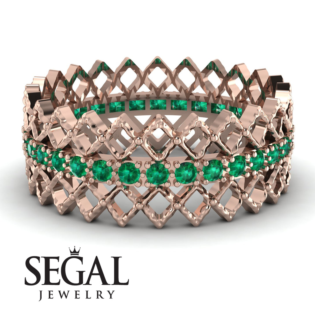 Crown Emerald Band - Hadley No. 5