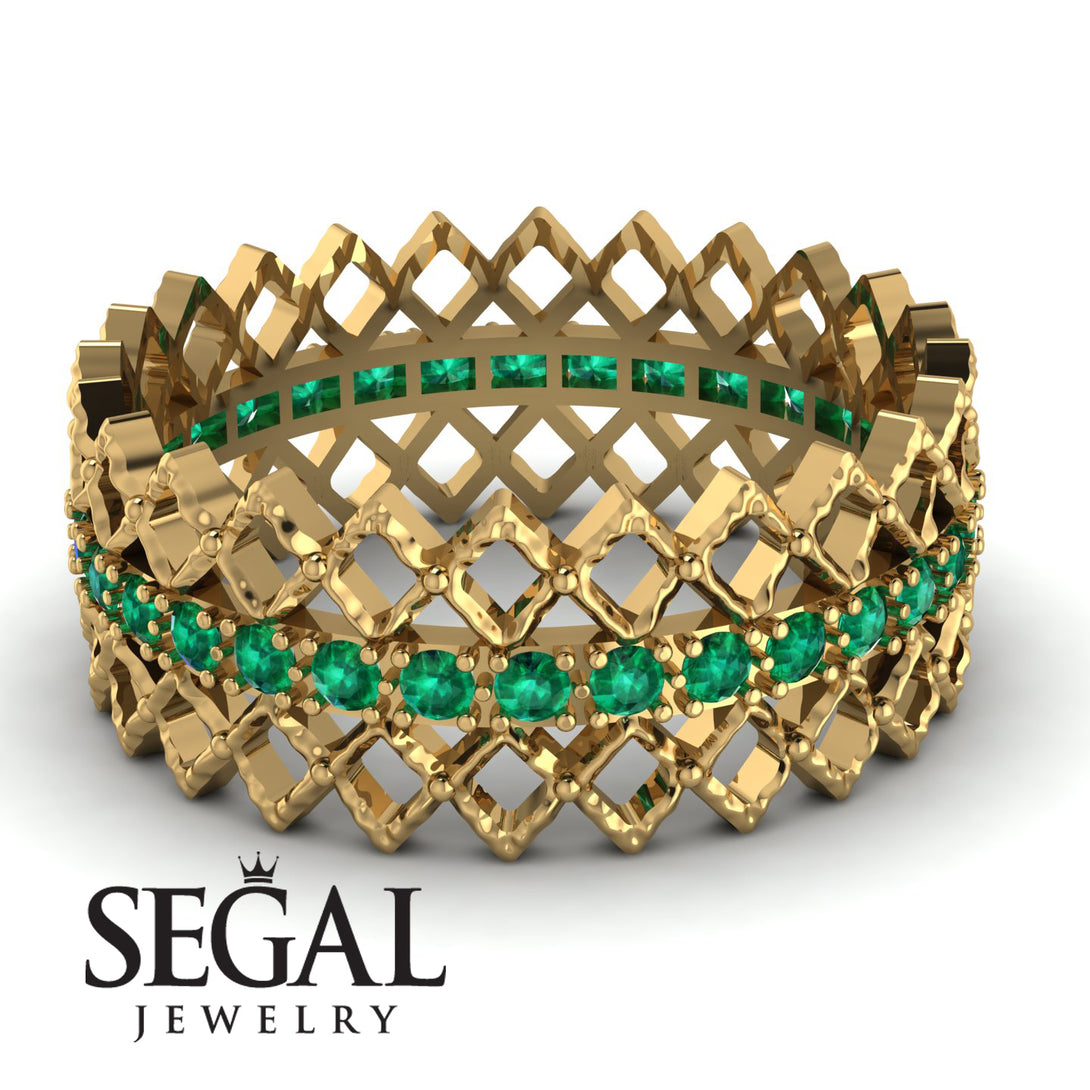 Crown Emerald Band - Hadley No. 4