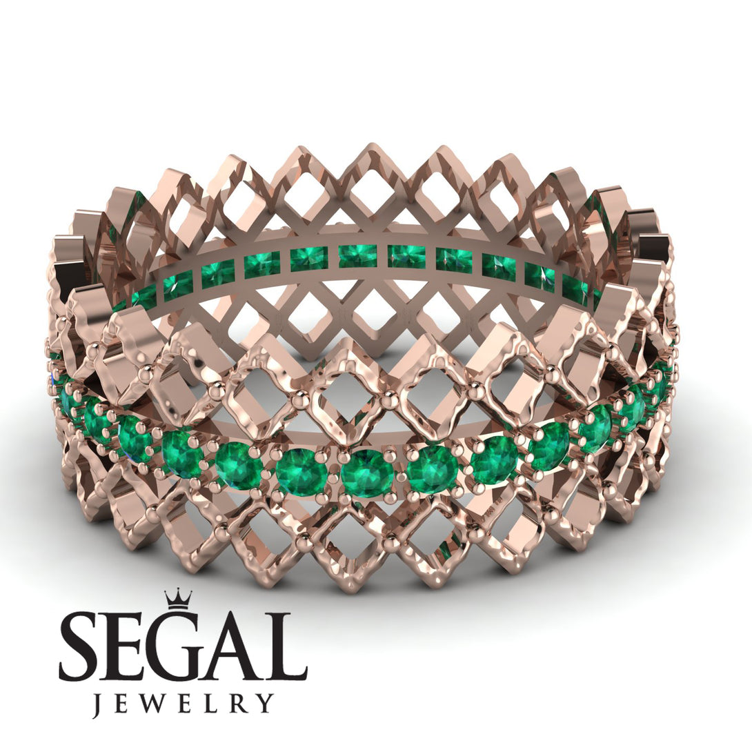 Crown Emerald Band - Hadley No. 5