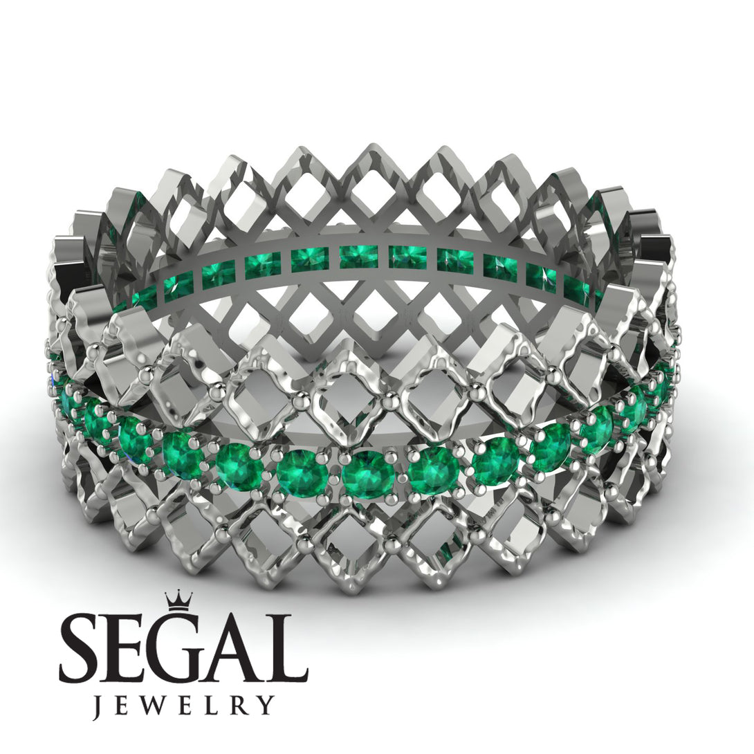 Crown Emerald Band - Hadley No. 6