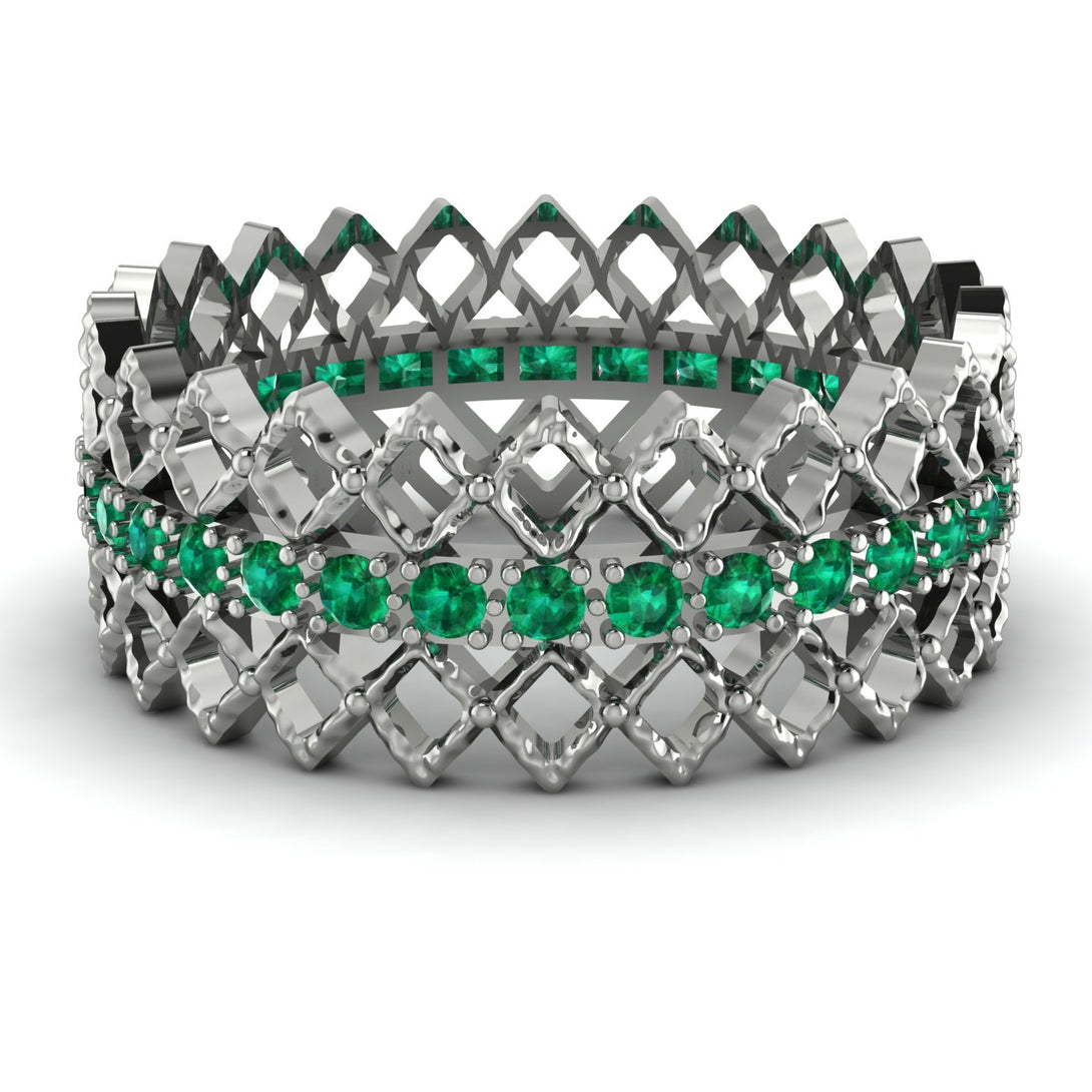 Crown Emerald Band - Hadley No. 6