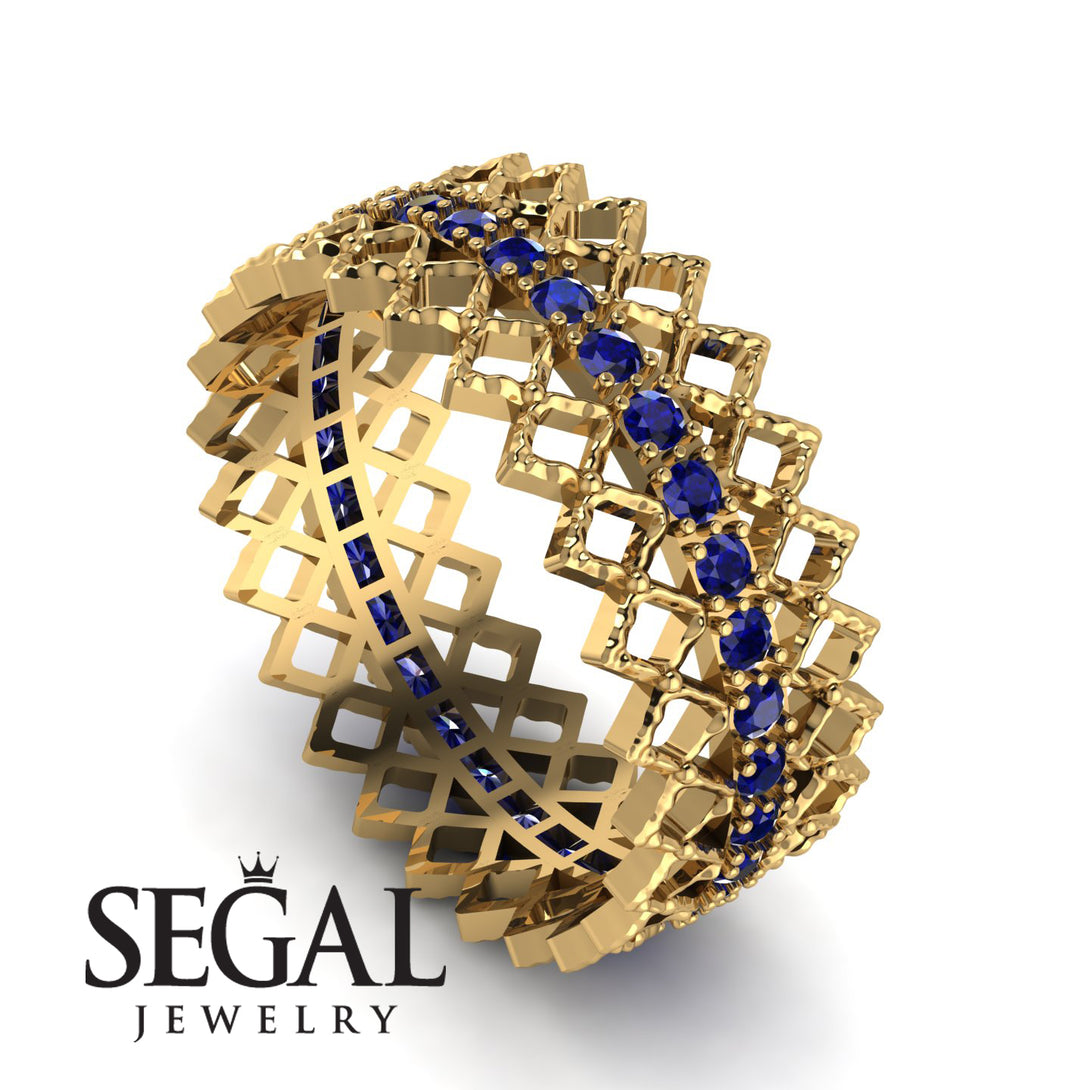 Crown Sapphire Band - Hadley No. 13