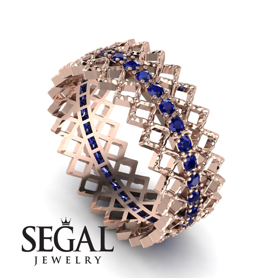 Crown Sapphire Band - Hadley No. 14