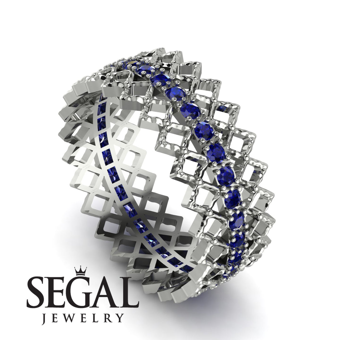 Crown Sapphire Band - Hadley No. 15