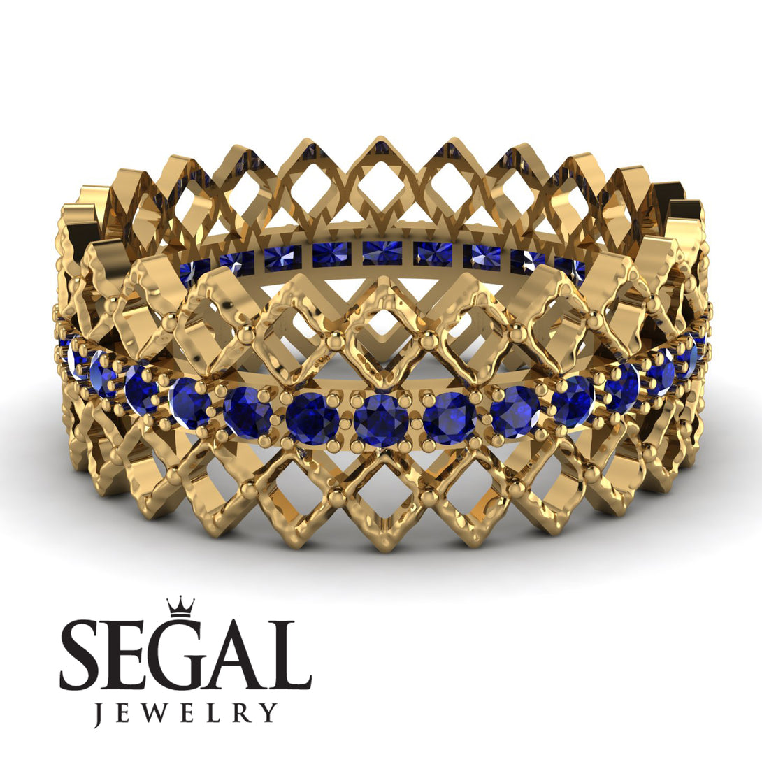 Crown Sapphire Band - Hadley No. 13