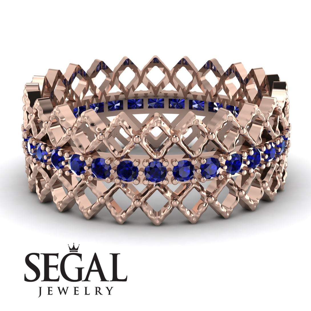 Crown Sapphire Band - Hadley No. 14