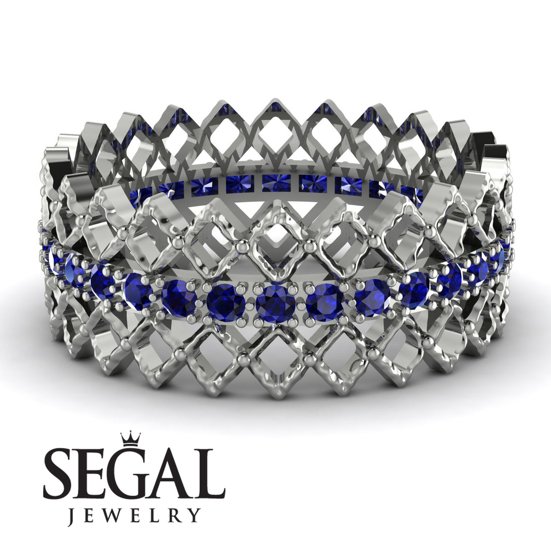 Crown Sapphire Band - Hadley No. 15