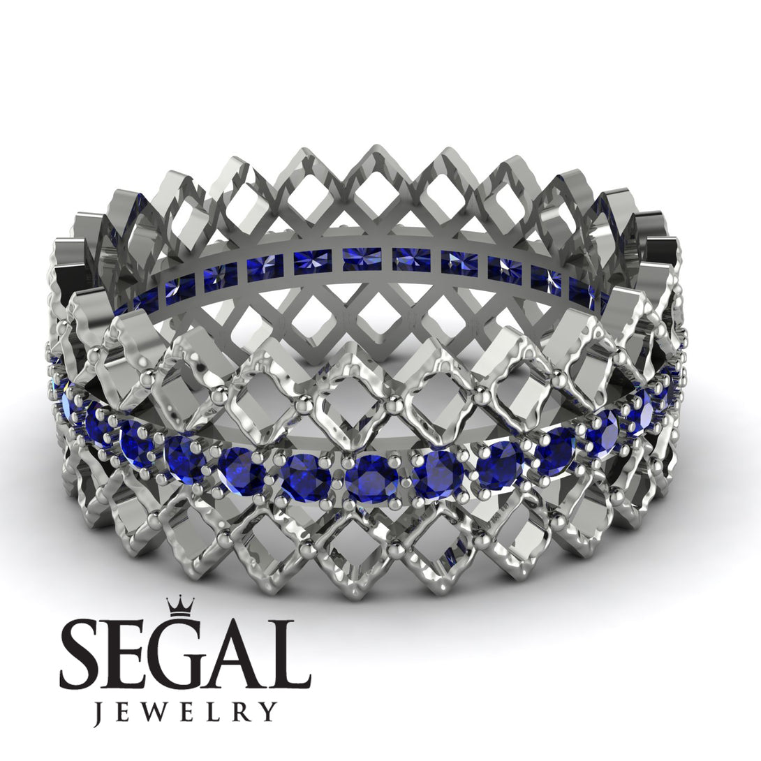 Crown Sapphire Band - Hadley No. 15